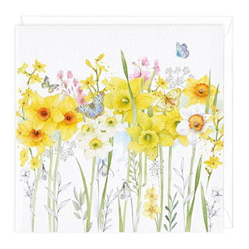 Card Spring Flowers